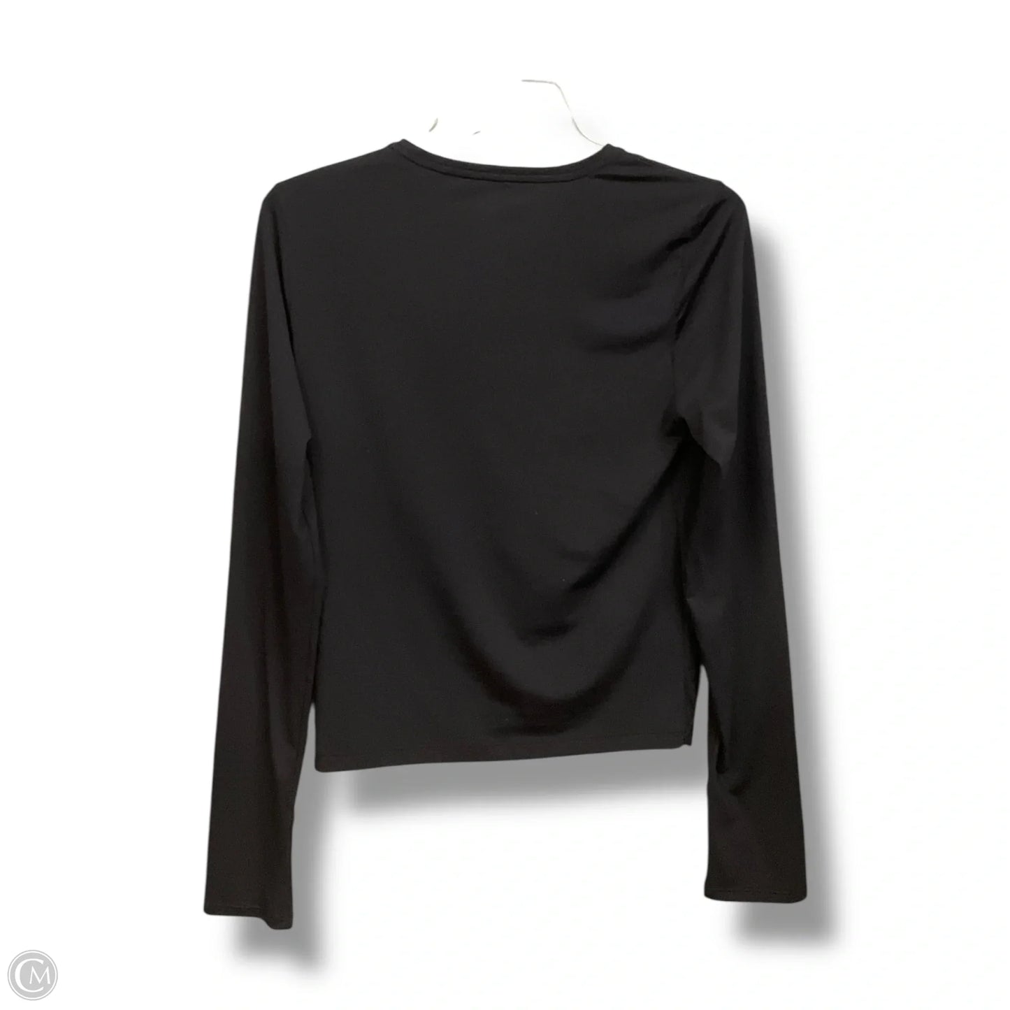 Athletic Top Long Sleeve Crewneck By Athleta In Black, Size: S