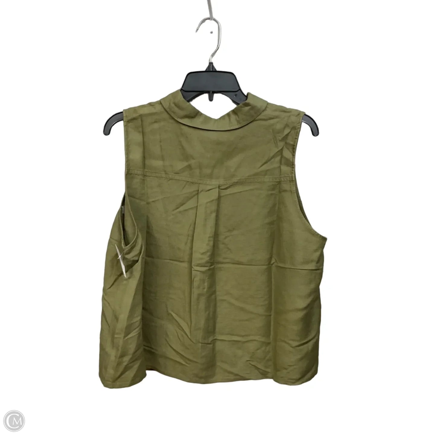 Top Sleeveless By Loft In Green, Size: Xl