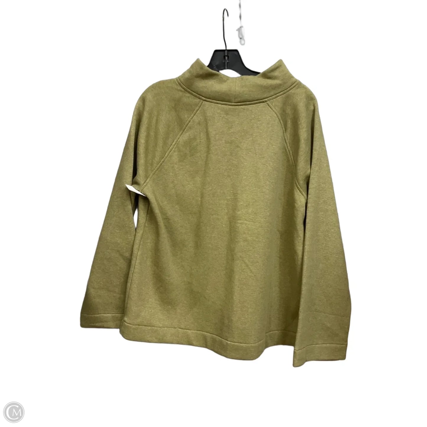 Sweatshirt Collar By J. Jill In Green, Size: M
