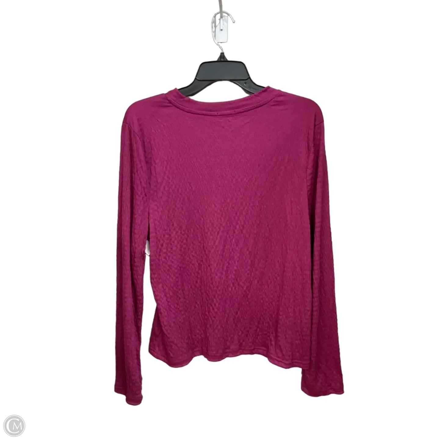 Top Long Sleeve By Olivia Sky In Purple, Size: Xl