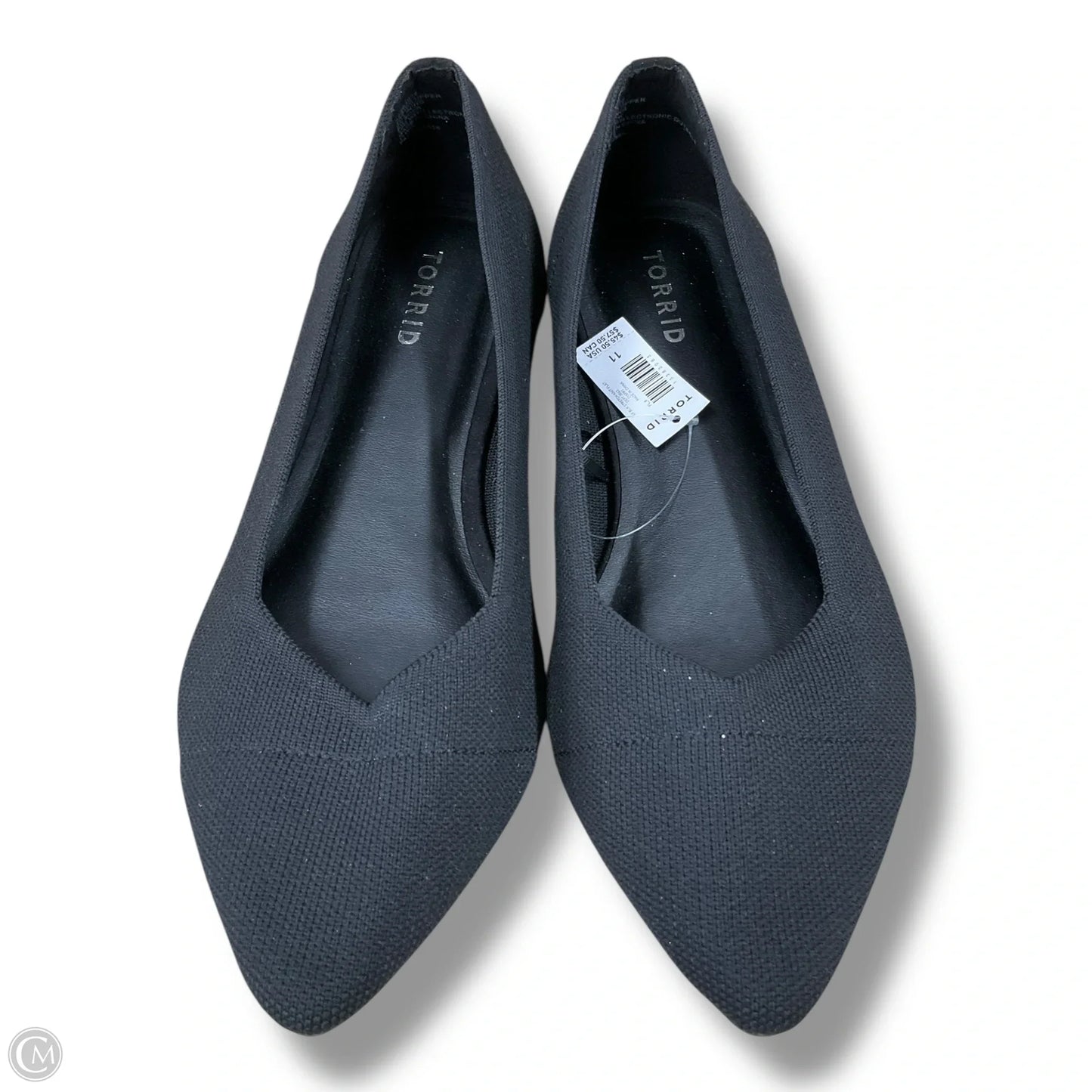 Shoes Flats By Torrid In Black, Size: 11