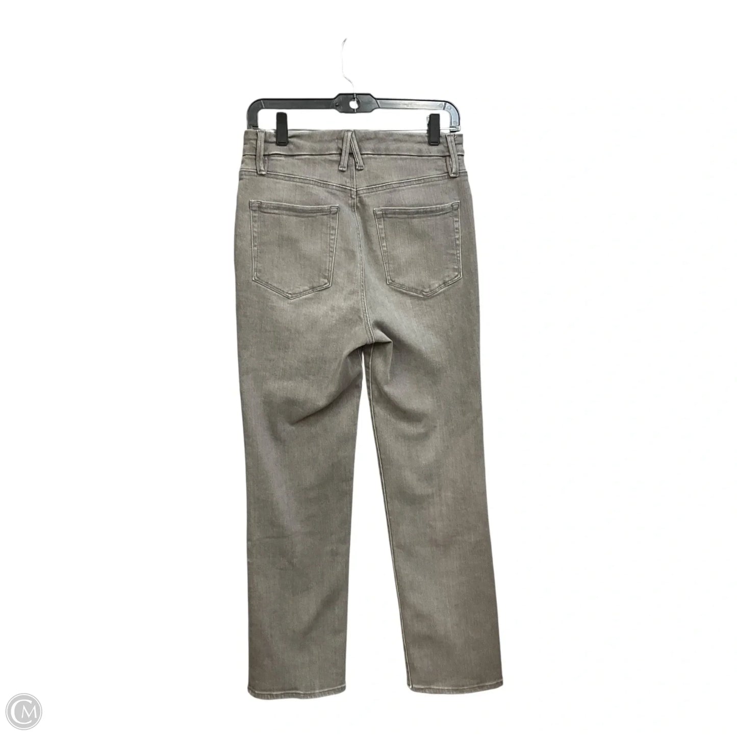 Jeans Straight By Good American In Grey Denim, Size: 2