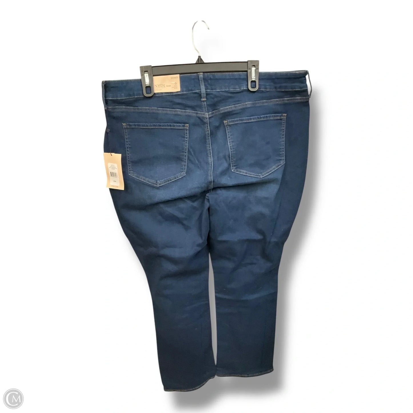 Jeans Straight By Not Your Daughters Jeans In Blue Denim, Size: 20