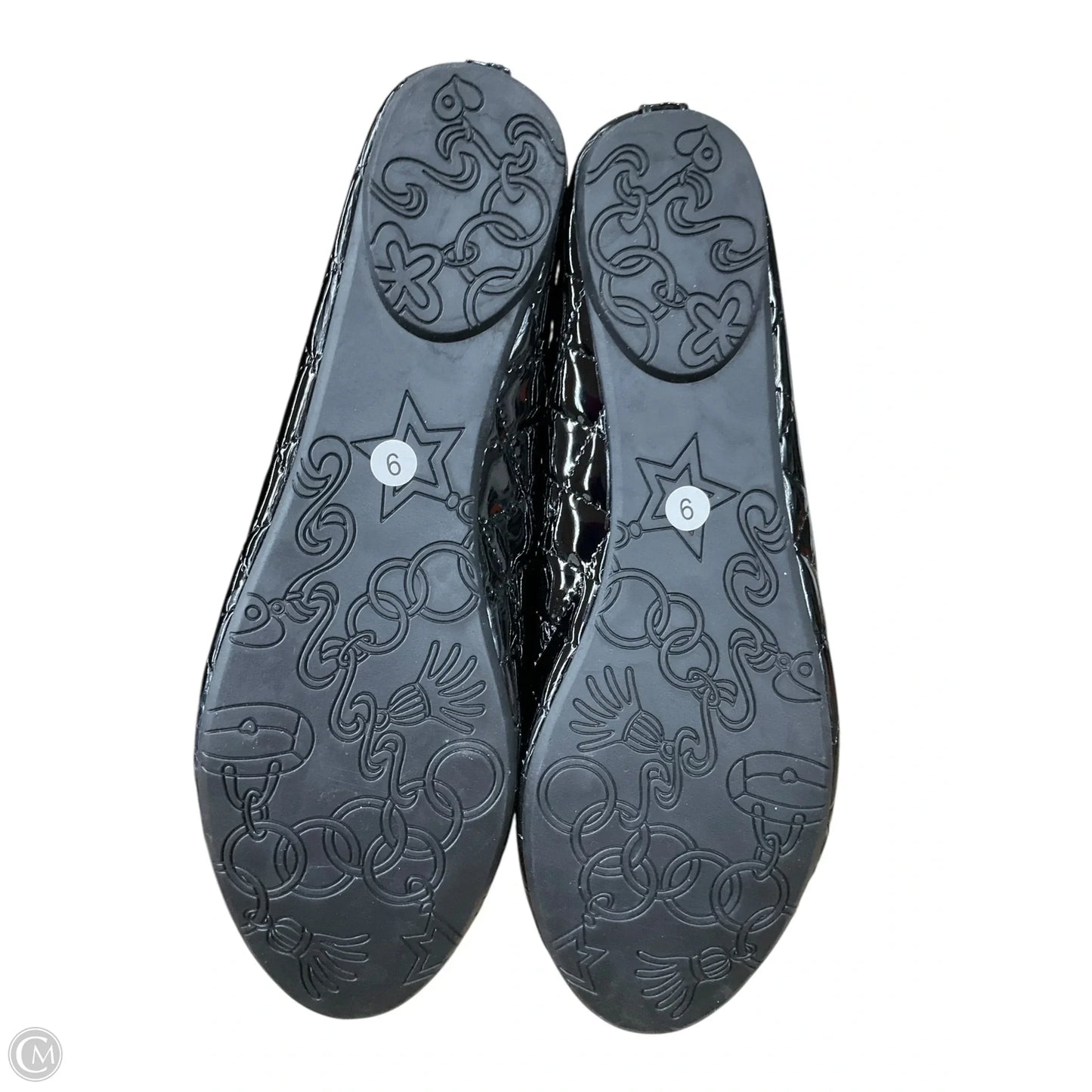 Shoes Flats By Clothes Mentor In Black, Size: 9