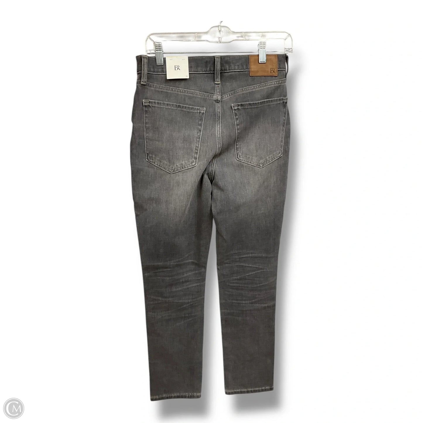 Jeans Straight By Banana Republic In Grey Denim, Size: 6