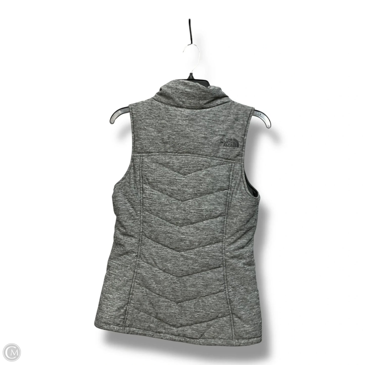 Vest Puffer & Quilted By The North Face In Grey, Size: S