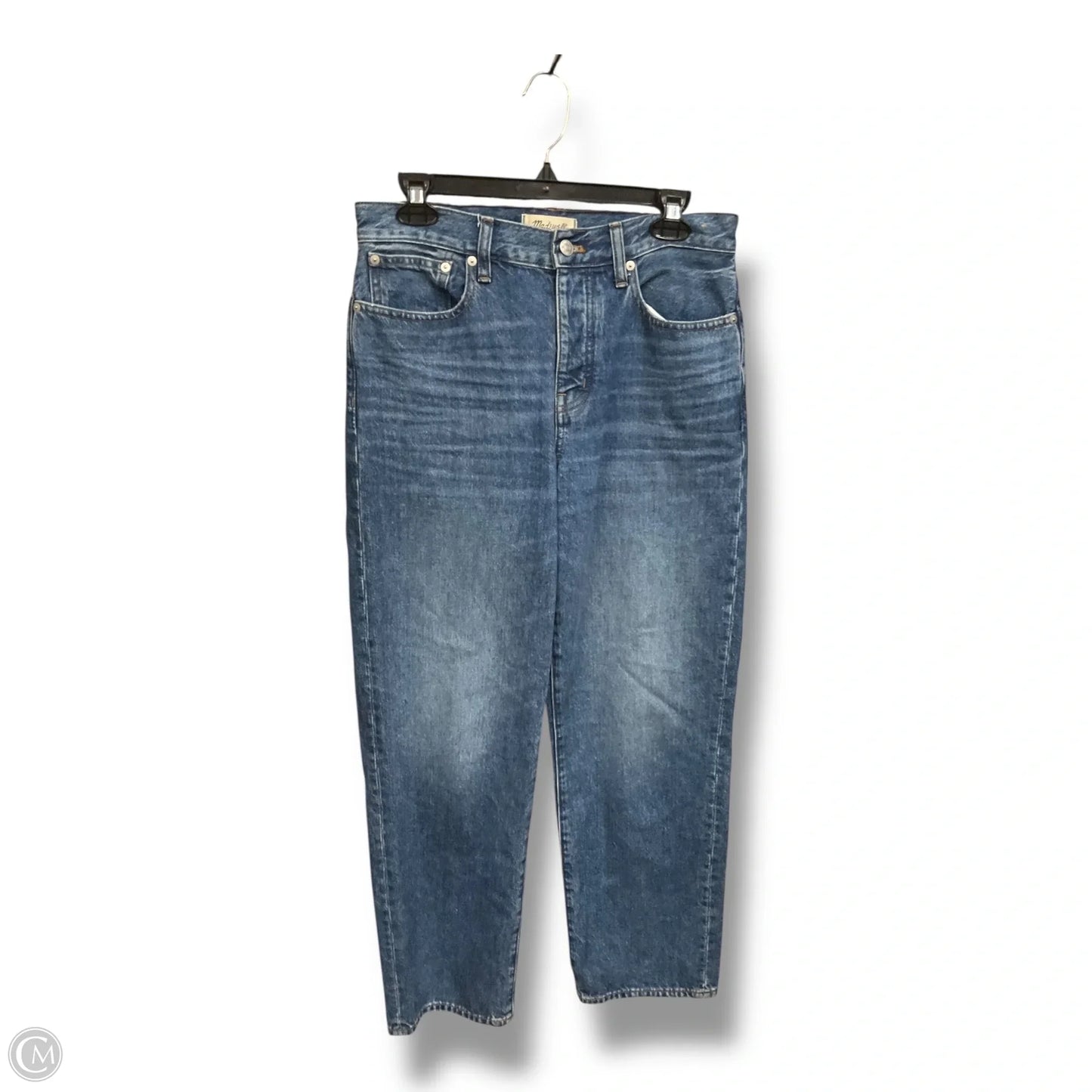 Jeans Straight By Madewell In Blue Denim, Size: 2