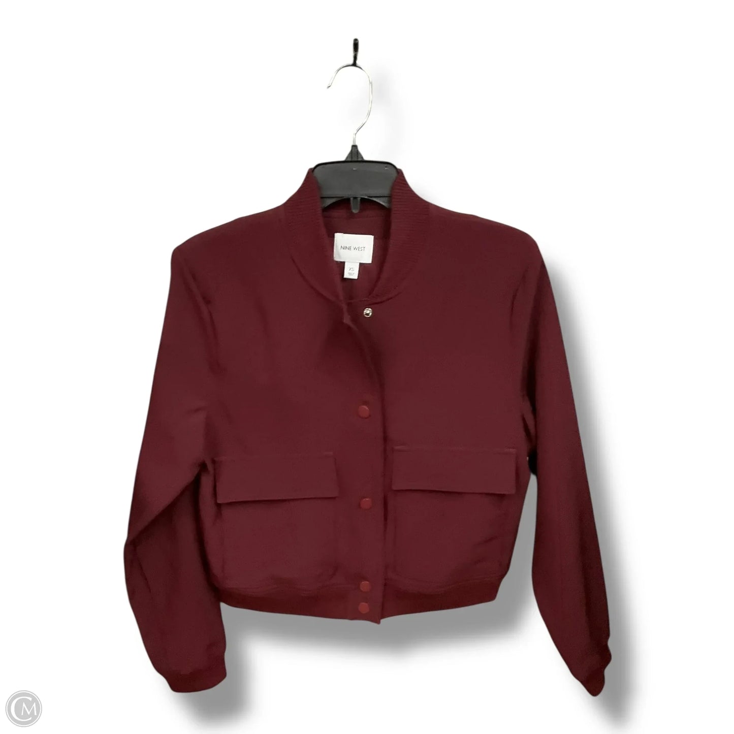 Jacket Other By Nine West Apparel In Maroon, Size: Xs