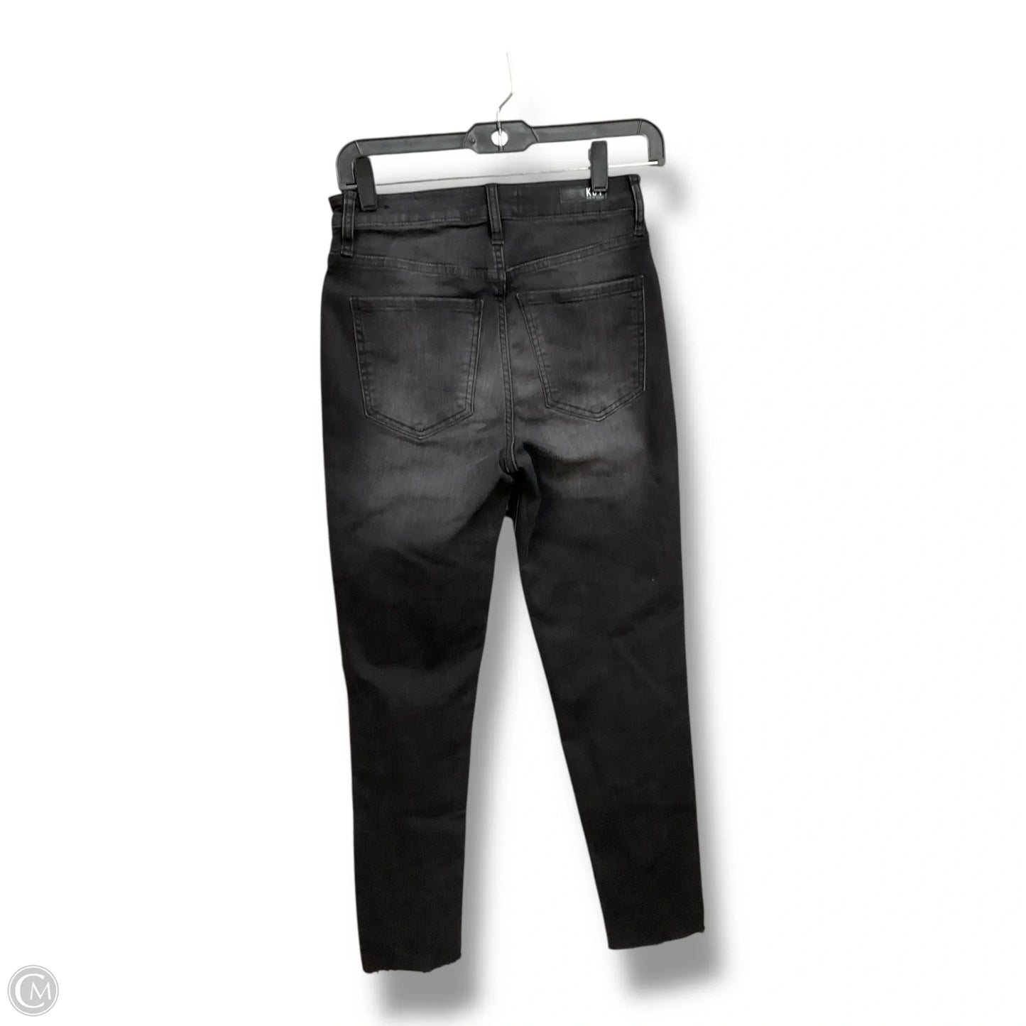 Jeans Skinny By Kut In Black Denim, Size: 0