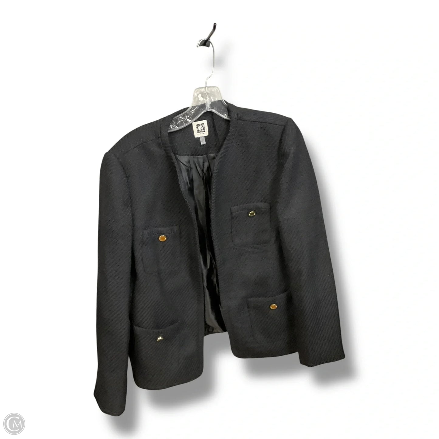Blazer By Anne Klein In Black, Size: L