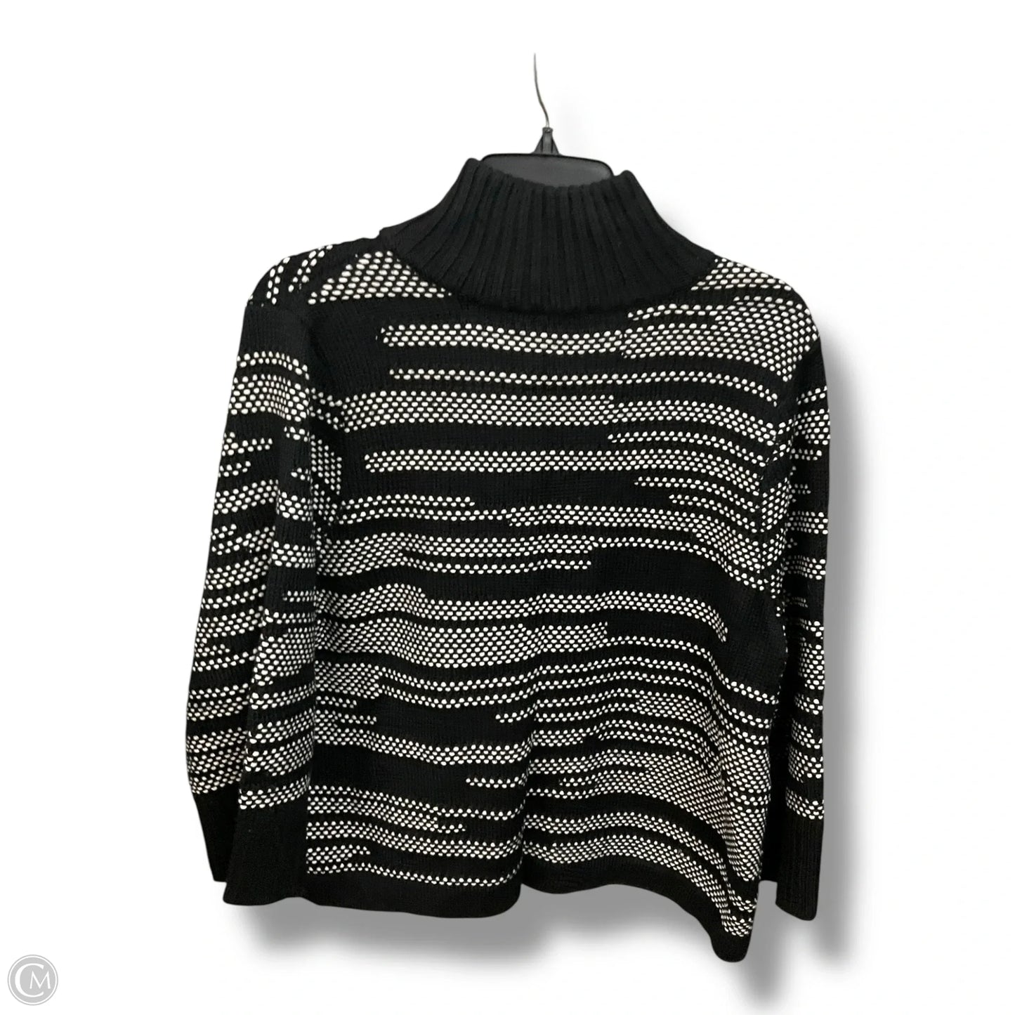 Shawl By Chicos In Black & White, Size: L