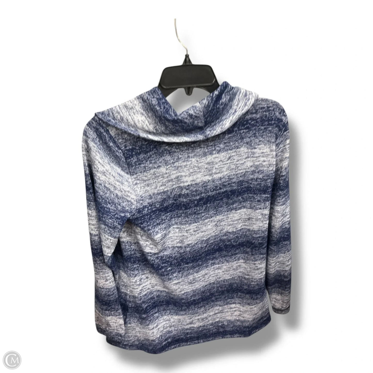 Top Long Sleeve By Talbots In Blue, Size: Mp