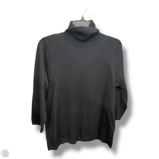 Top Long Sleeve By Chicos In Black, Size: L