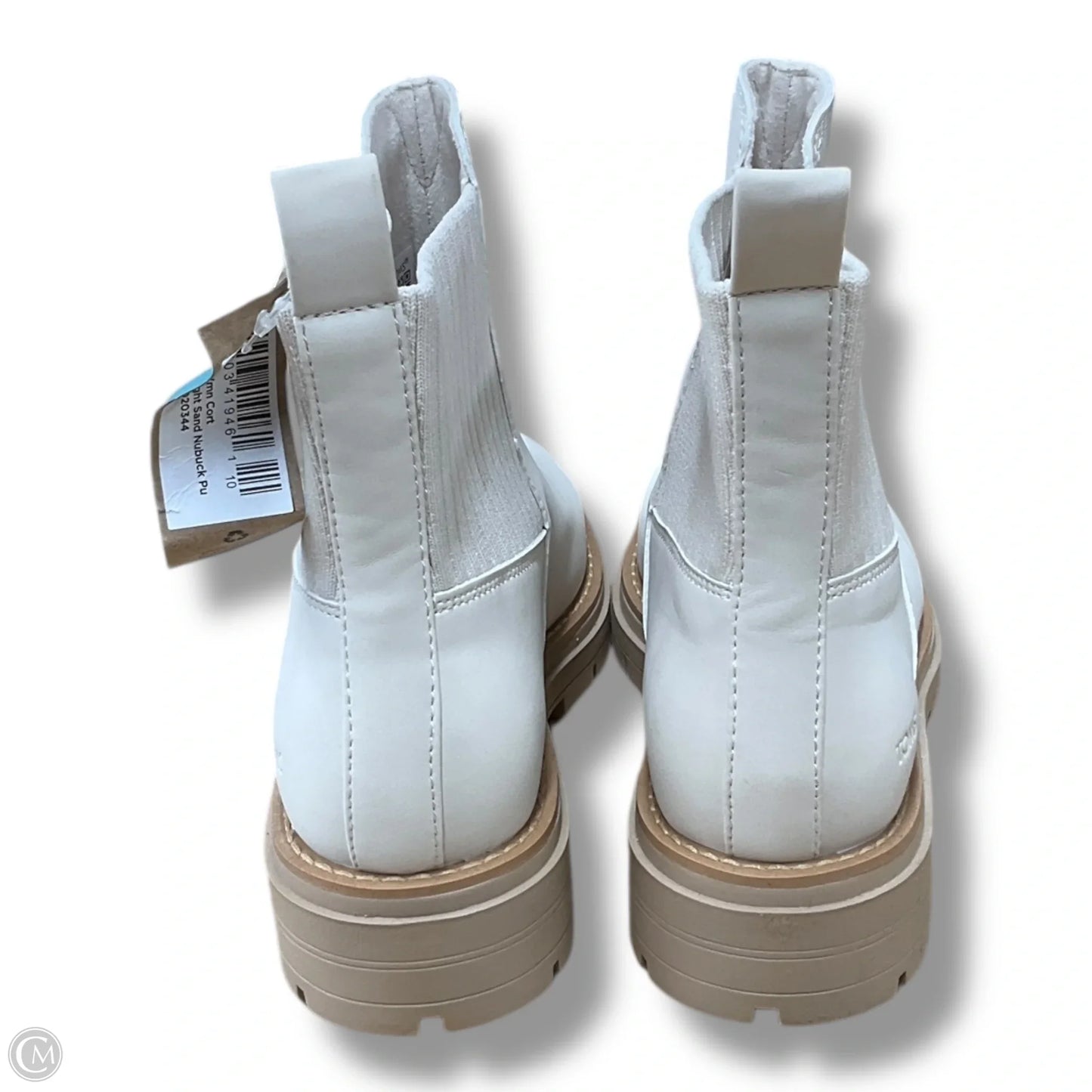 Boots Ankle Flats By Toms In Cream, Size: 7.5