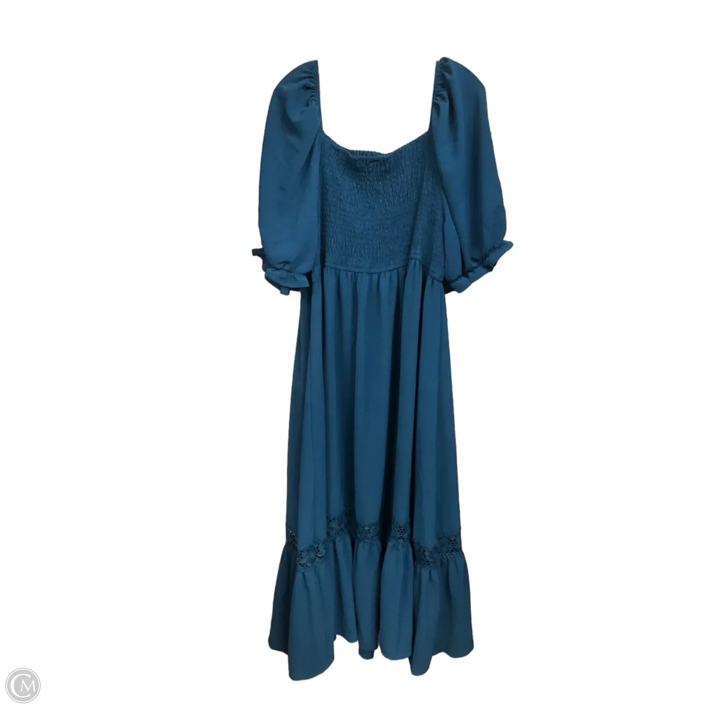 Dress Casual Maxi By Clothes Mentor In Blue, Size: 4x