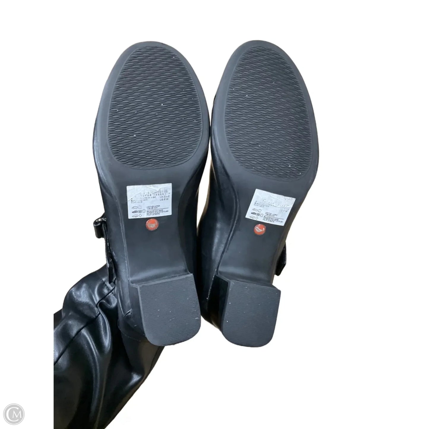 Shoes Heels Block By Clarks In Black, Size: 8