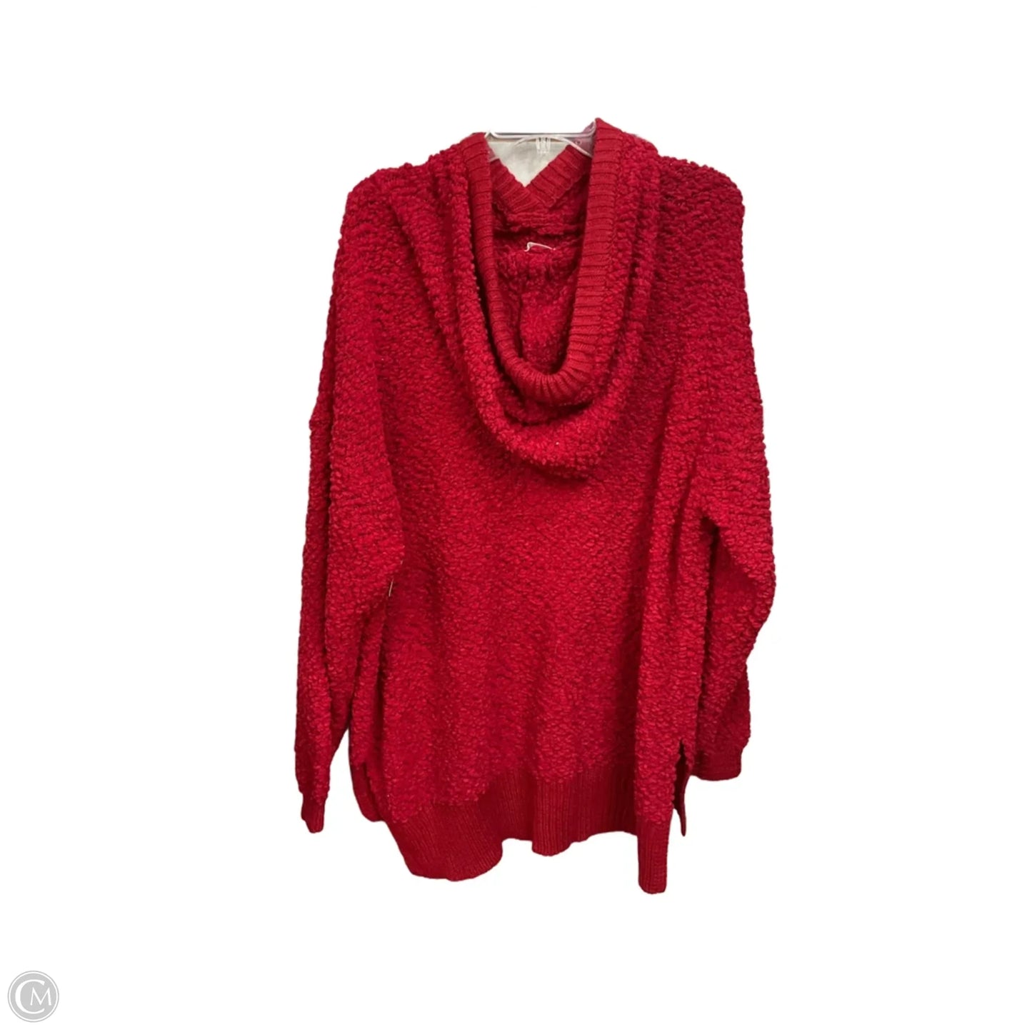 Sweater By Zenana In Red, Size: 3x
