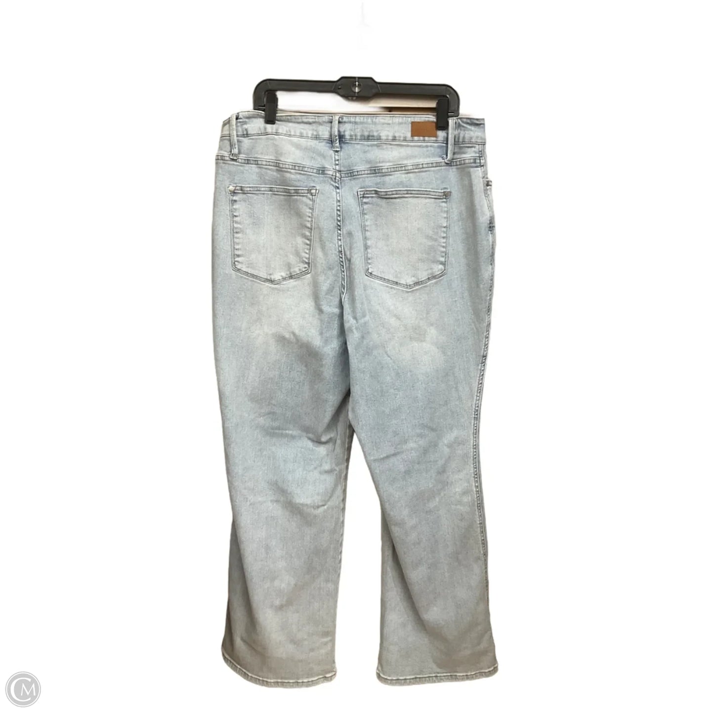 Jeans Straight By Judy Blue In Blue Denim, Size: 20