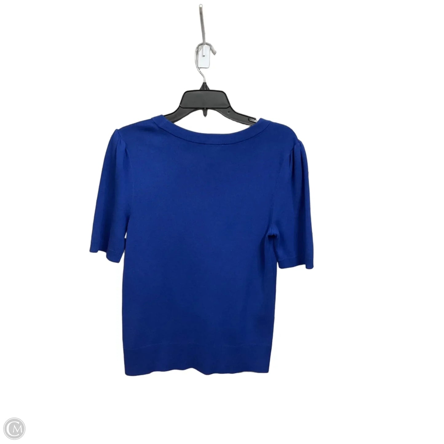 Top Short Sleeve By Talbots In Blue, Size: M