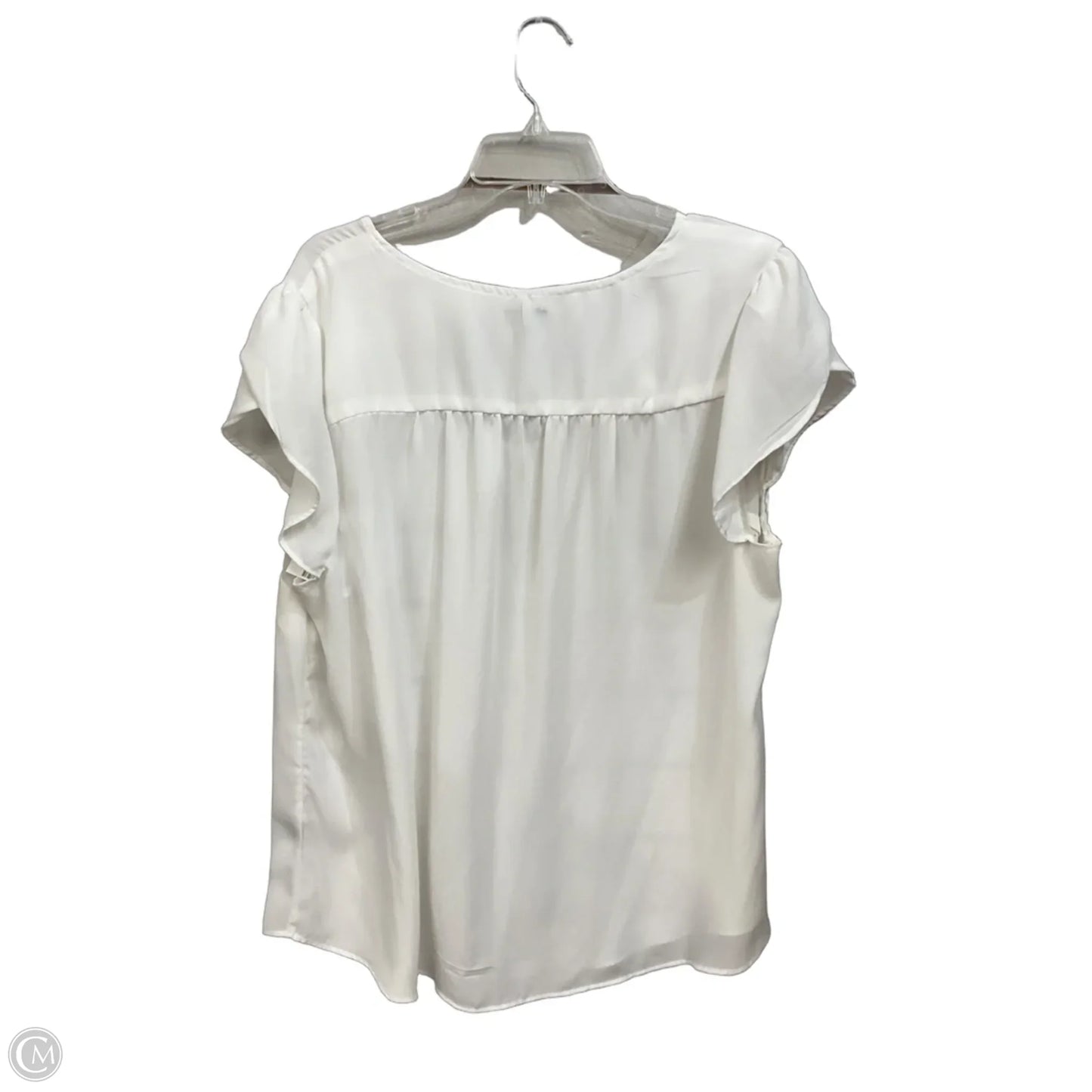 Top Short Sleeve By Torrid In White, Size: 2x