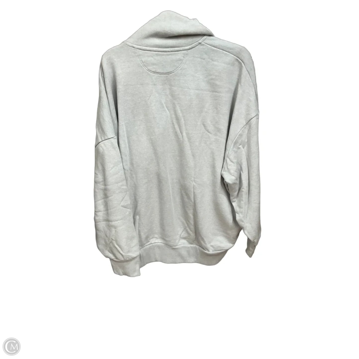Athletic Sweatshirt Collar By Under Armour In Grey, Size: Xl