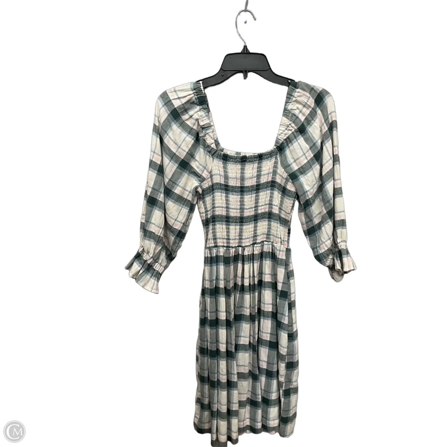 Dress Casual Short By Madewell In Plaid Pattern, Size: Xs