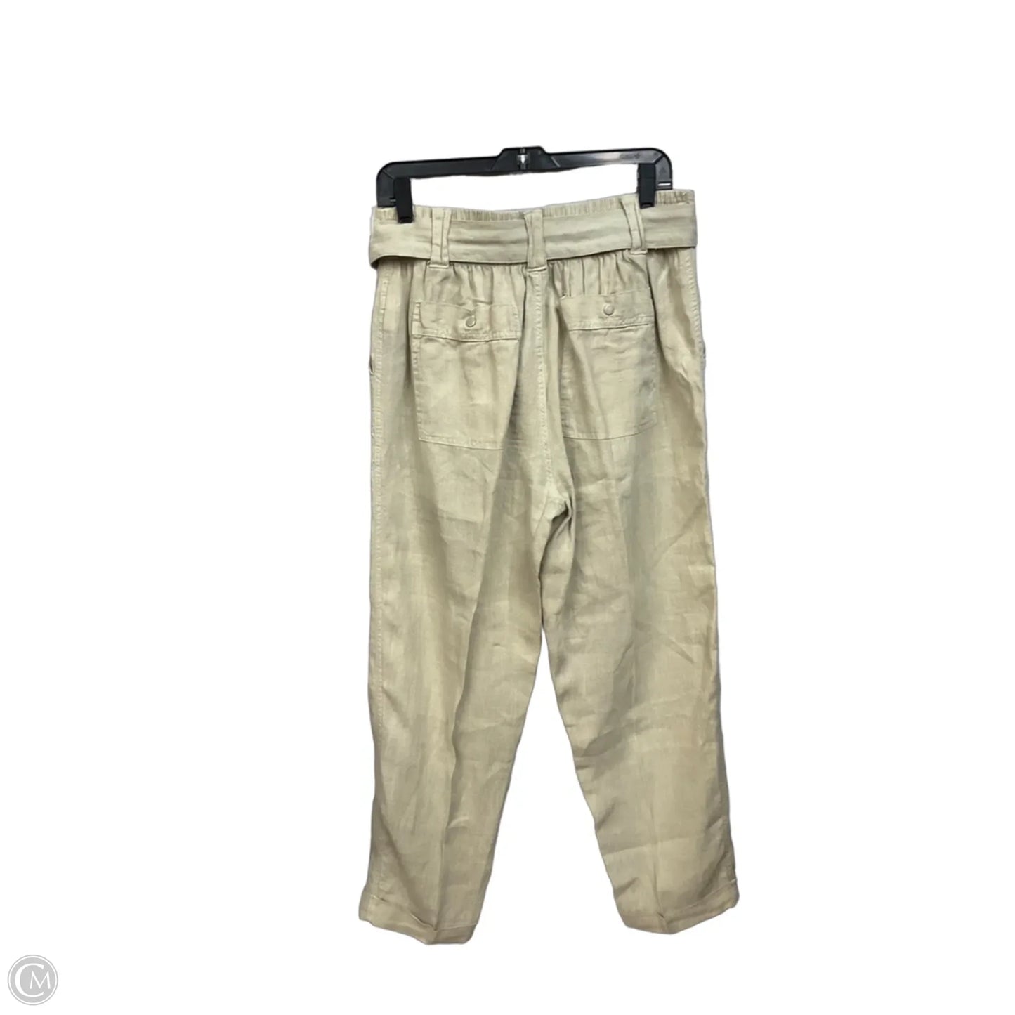 Pants Linen By Tahari In Green, Size: 12