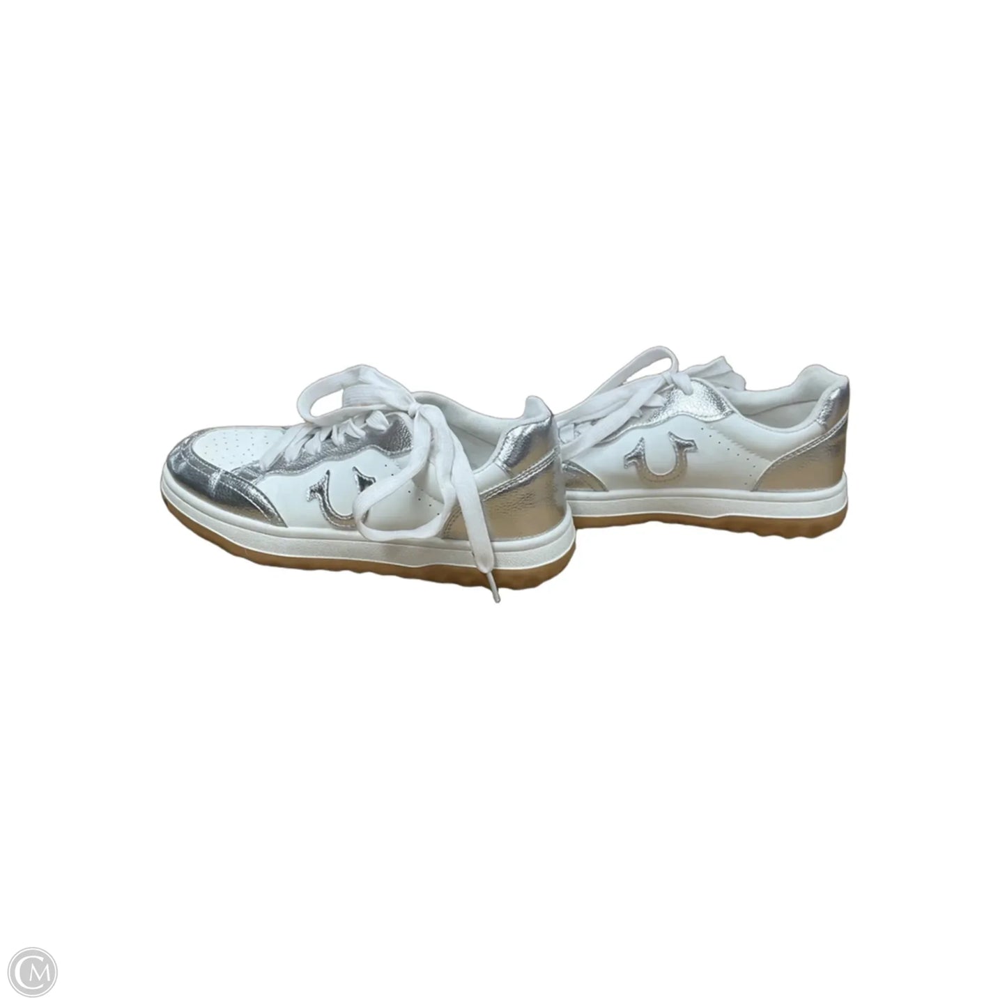 Shoes Sneakers By True Religion In Silver & White, Size: 8