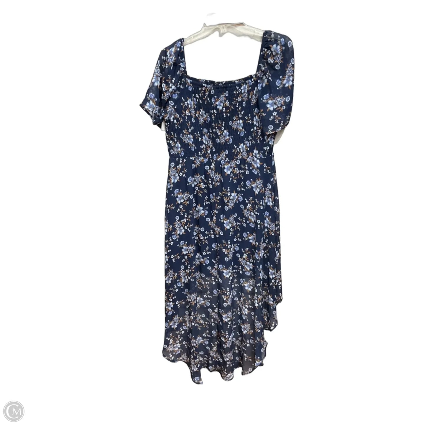 Dress Casual Midi By Lily Rose In Floral Print, Size: Xl