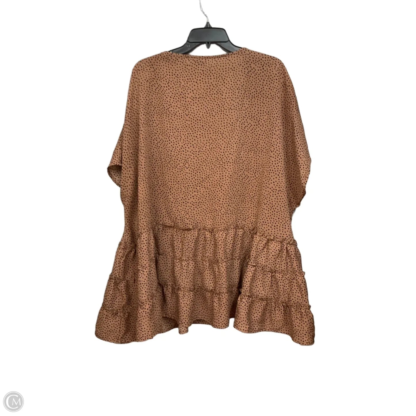 Top Short Sleeve By Arula In Animal Print, Size: 3x