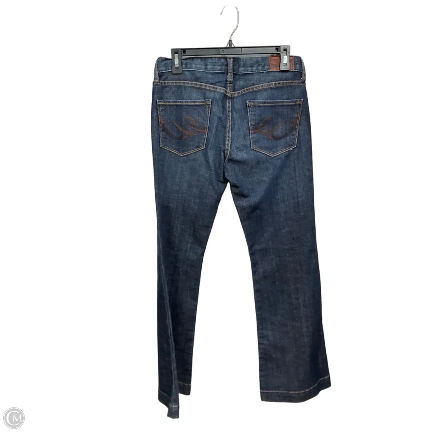 Jeans Boot Cut By Express In Blue Denim, Size: 4