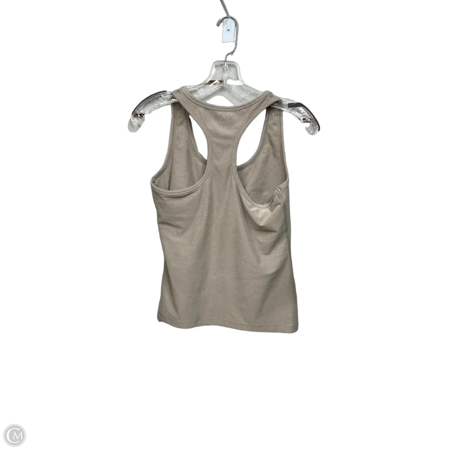 Athletic Tank Top By Beyond Yoga In Tan, Size: L
