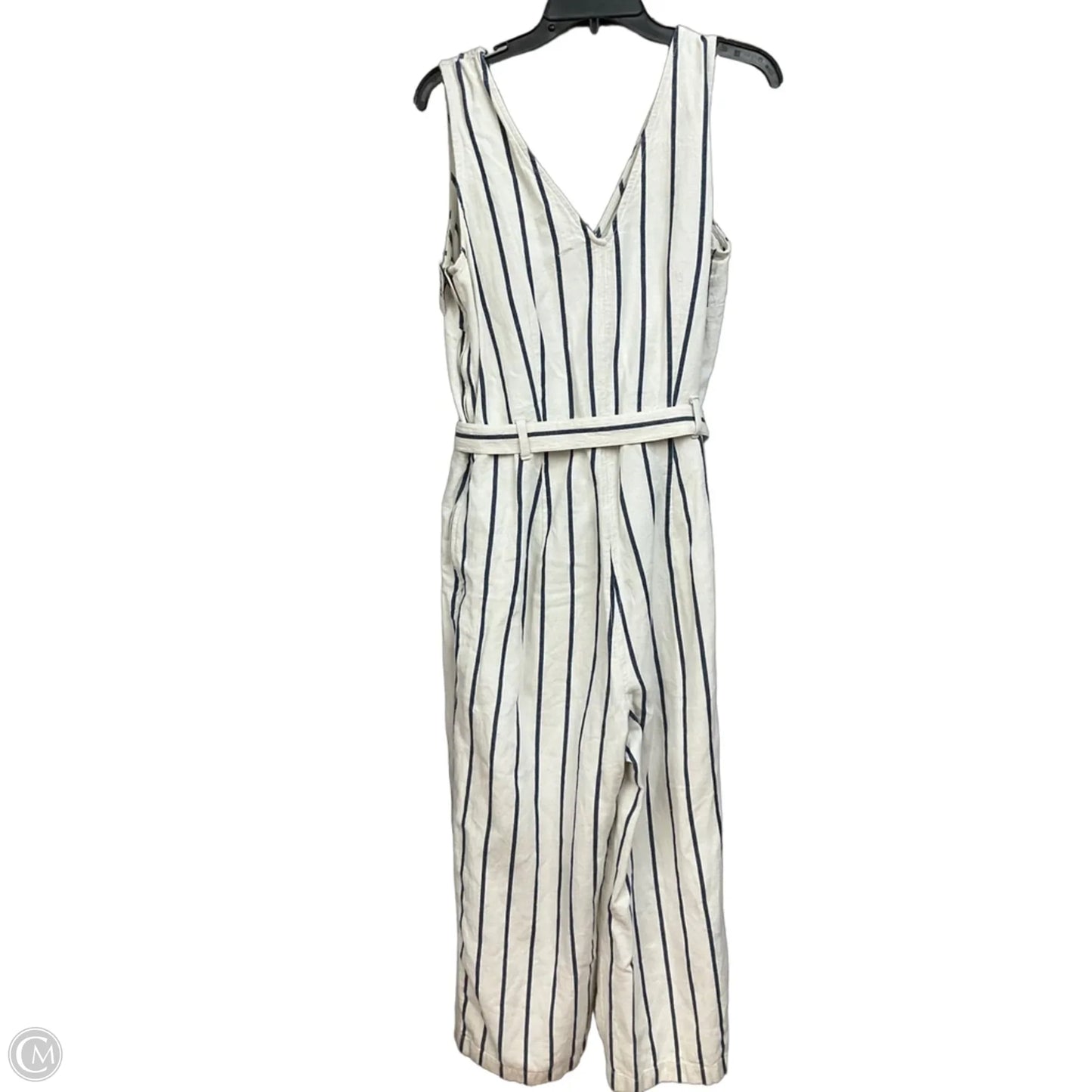 Jumpsuit By Madewell In Striped Pattern, Size: L