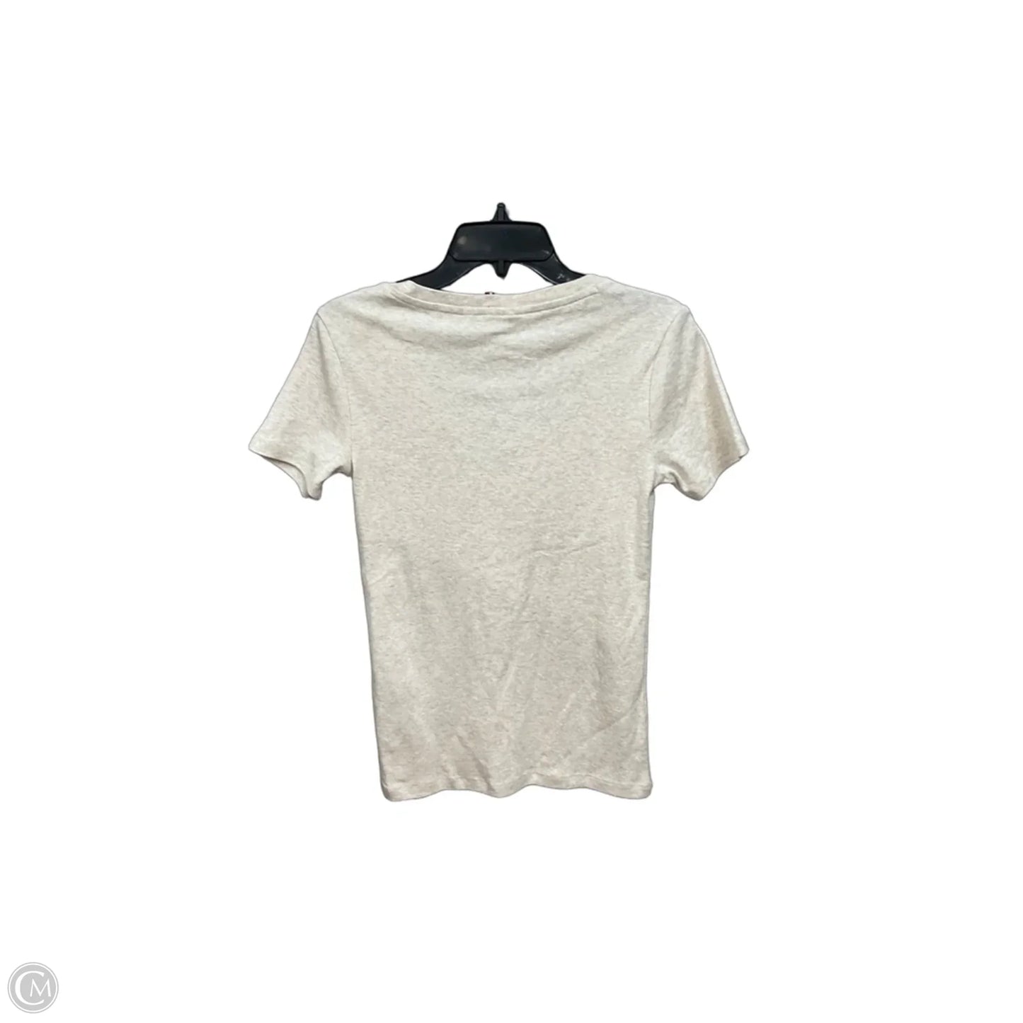 Top Short Sleeve Basic By Tommy Hilfiger In Cream, Size: Sp