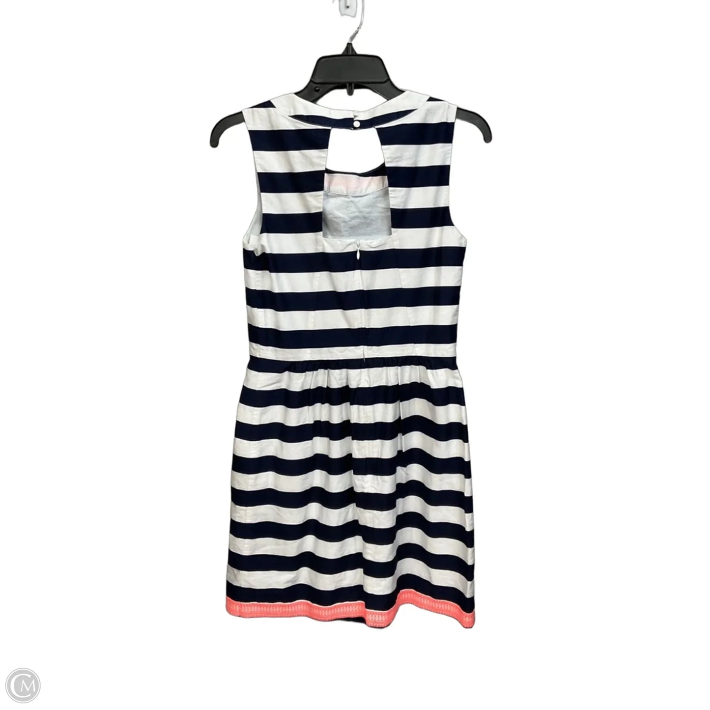 Dress Casual Midi By Vineyard Vines In Striped Pattern, Size: S