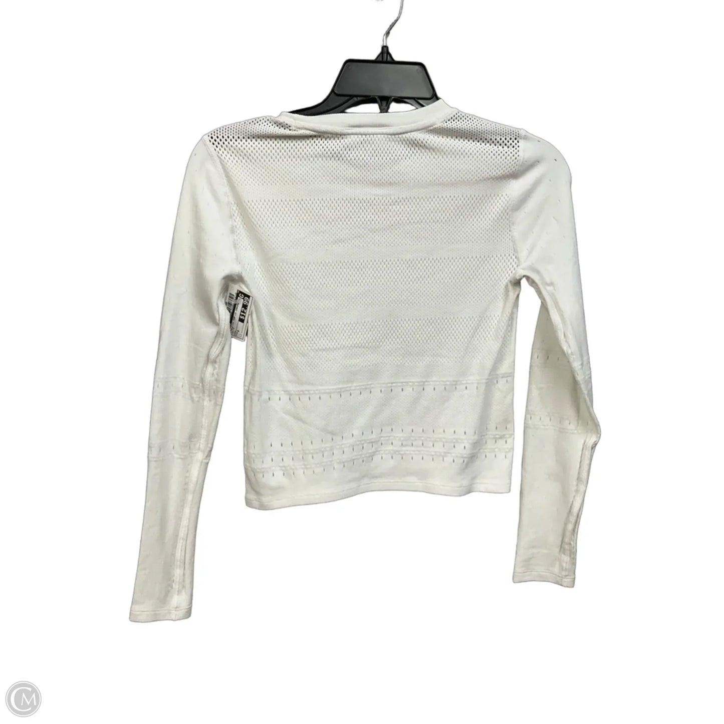 Athletic Top Long Sleeve Crewneck By Calia In White, Size: S