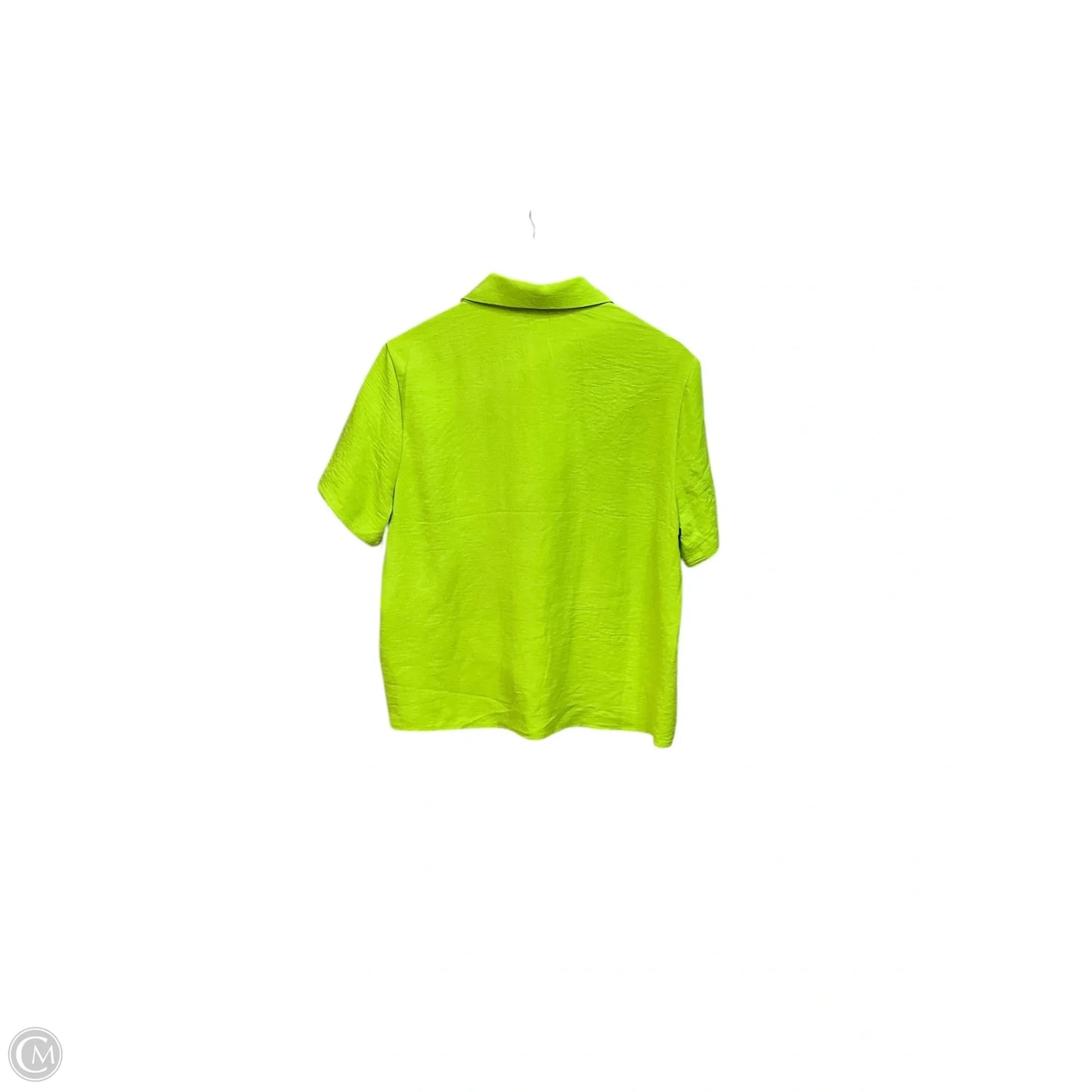 Blouse Short Sleeve By Rachel Zoe In Green, Size: S
