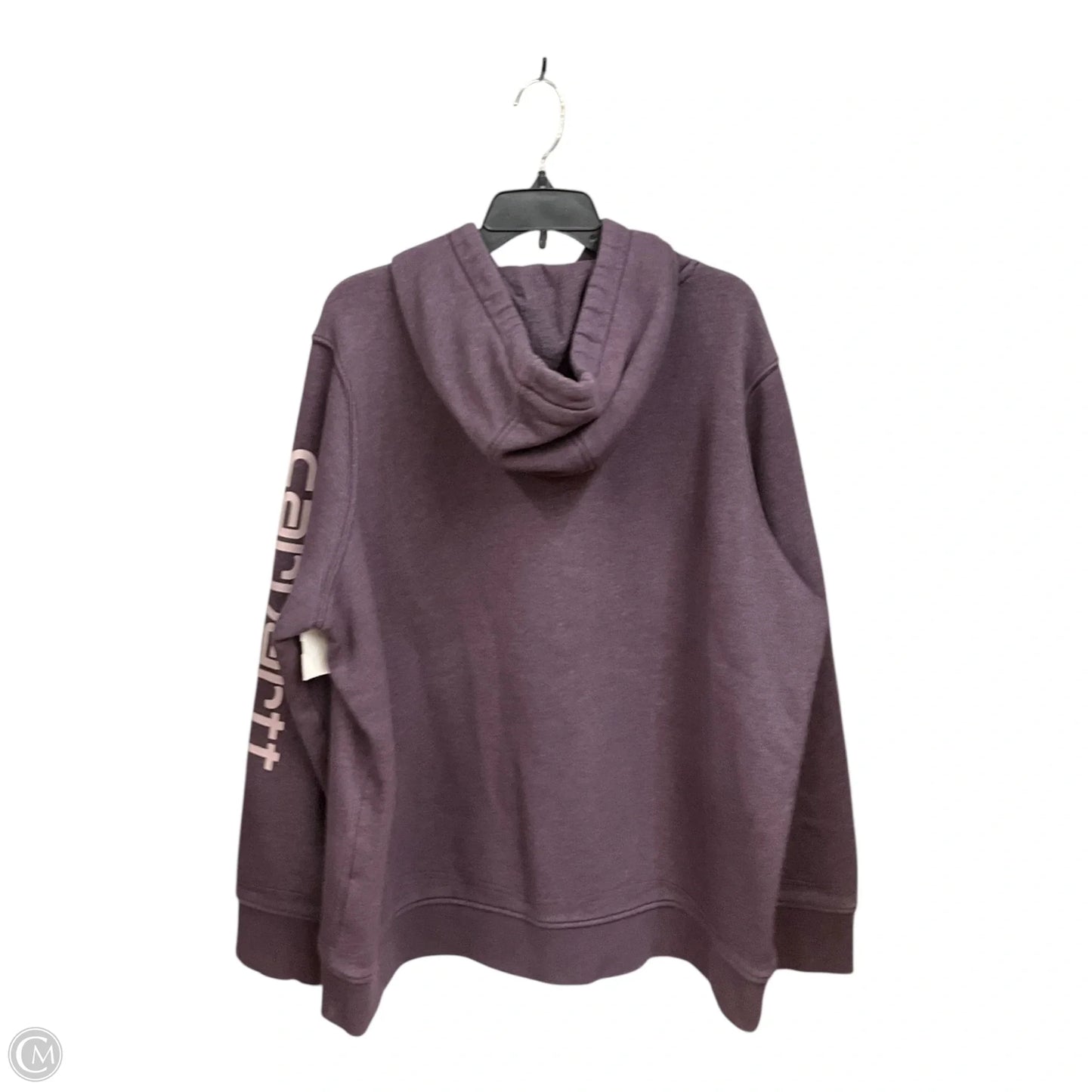 Sweatshirt Hoodie By Carhartt In Purple, Size: 3x