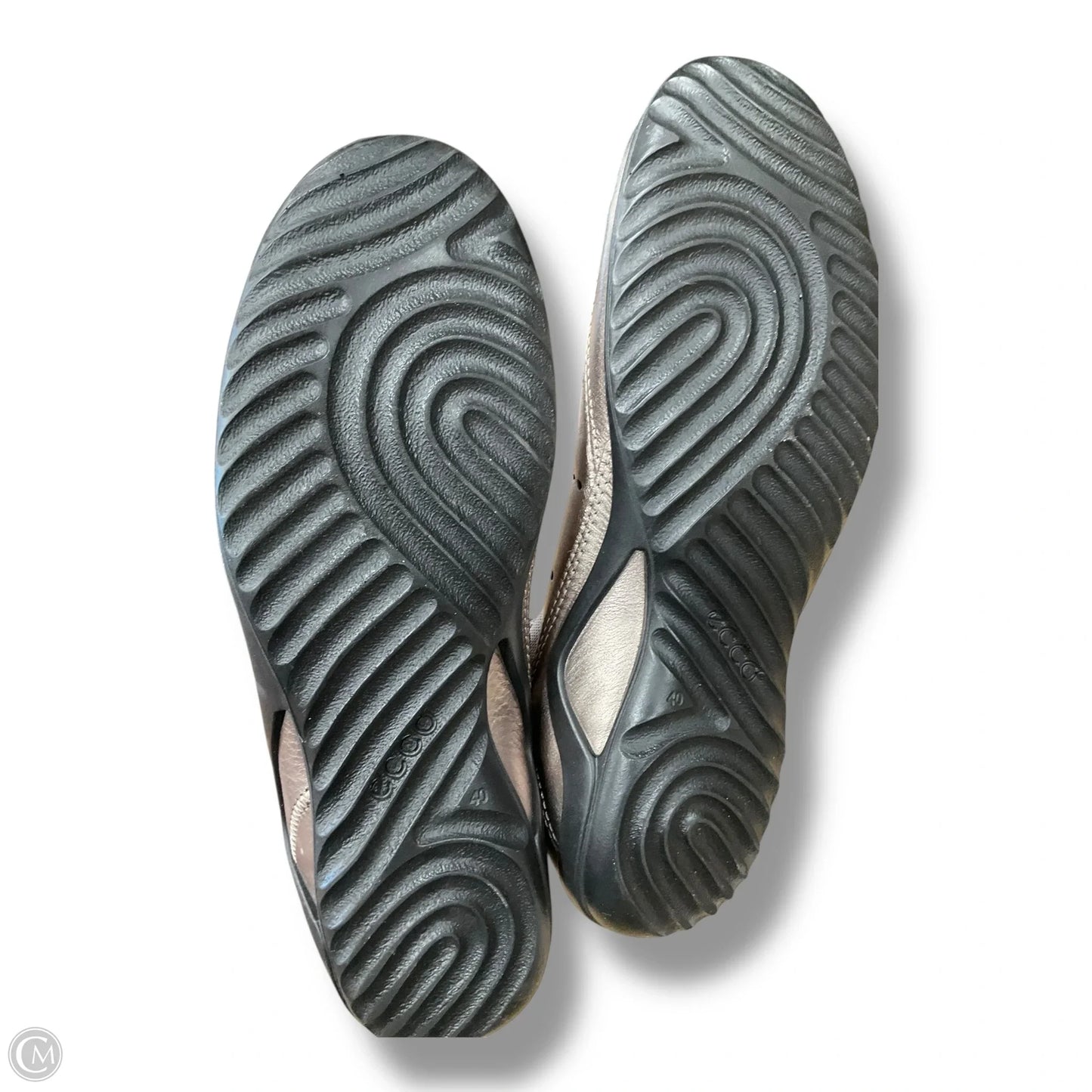 Shoes Flats By Ecco In Gold, Size: 10