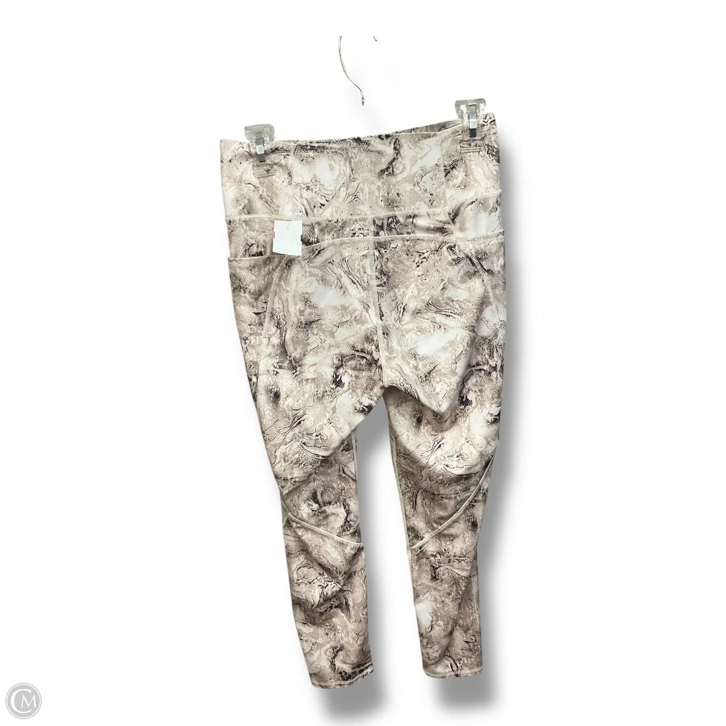 Athletic Capris By Flx In Snakeskin Print, Size: M
