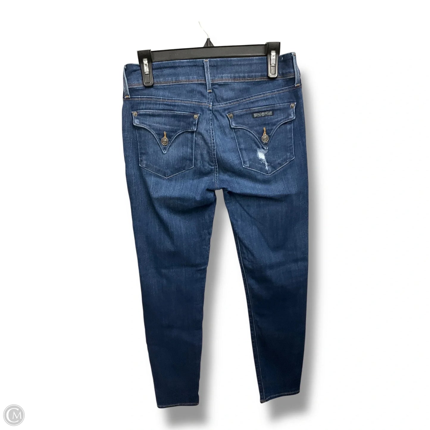 Jeans Skinny By Hudson In Blue Denim, Size: 4