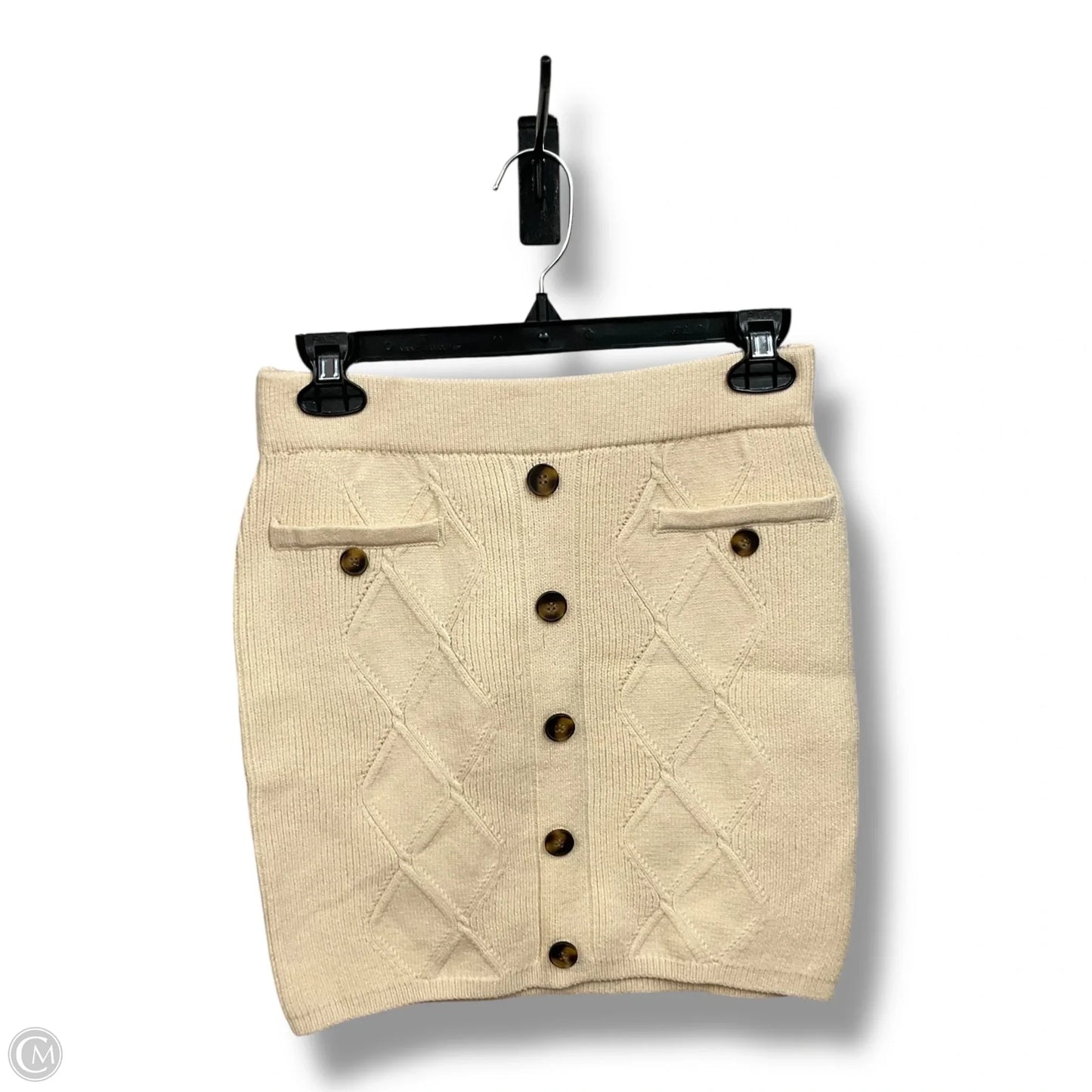 Skirt Mini & Short By Cme In Cream, Size: S