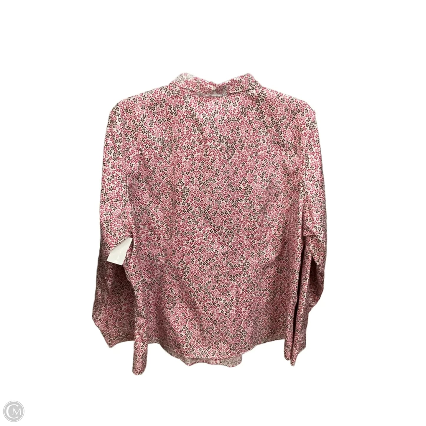 Blouse Long Sleeve By L.l. Bean In Floral Print, Size: 1x