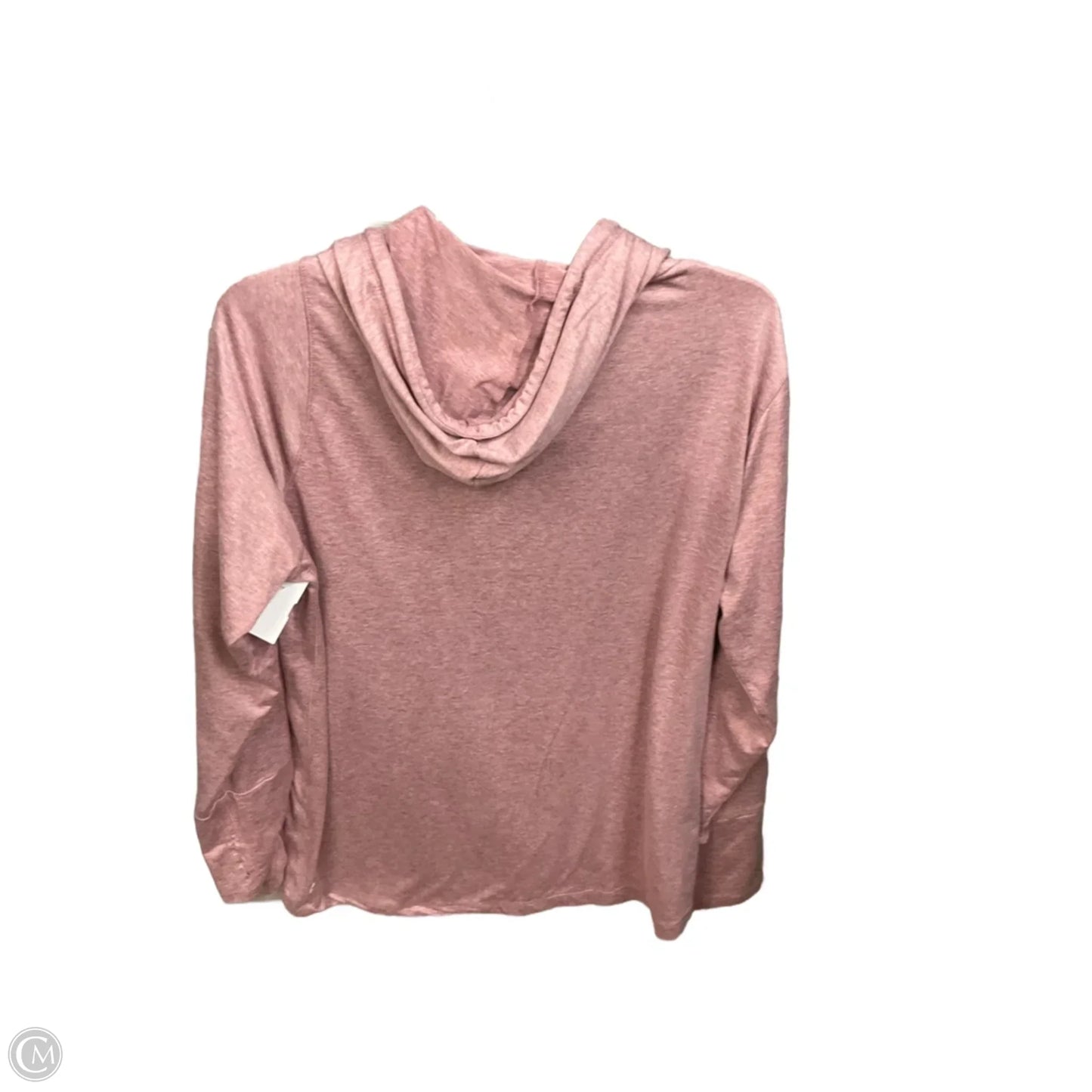 Athletic Top Long Sleeve Hoodie By Rbx In Pink, Size: 1x