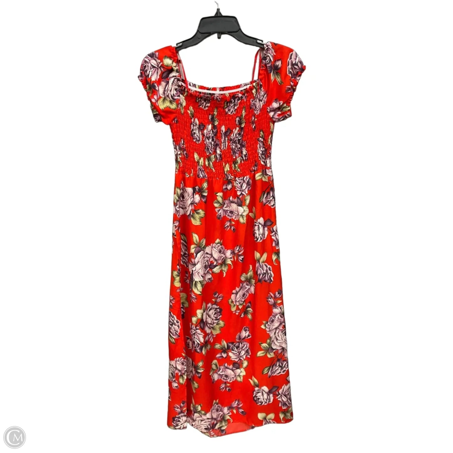 Dress Casual Maxi By Monteau In Orange, Size: M