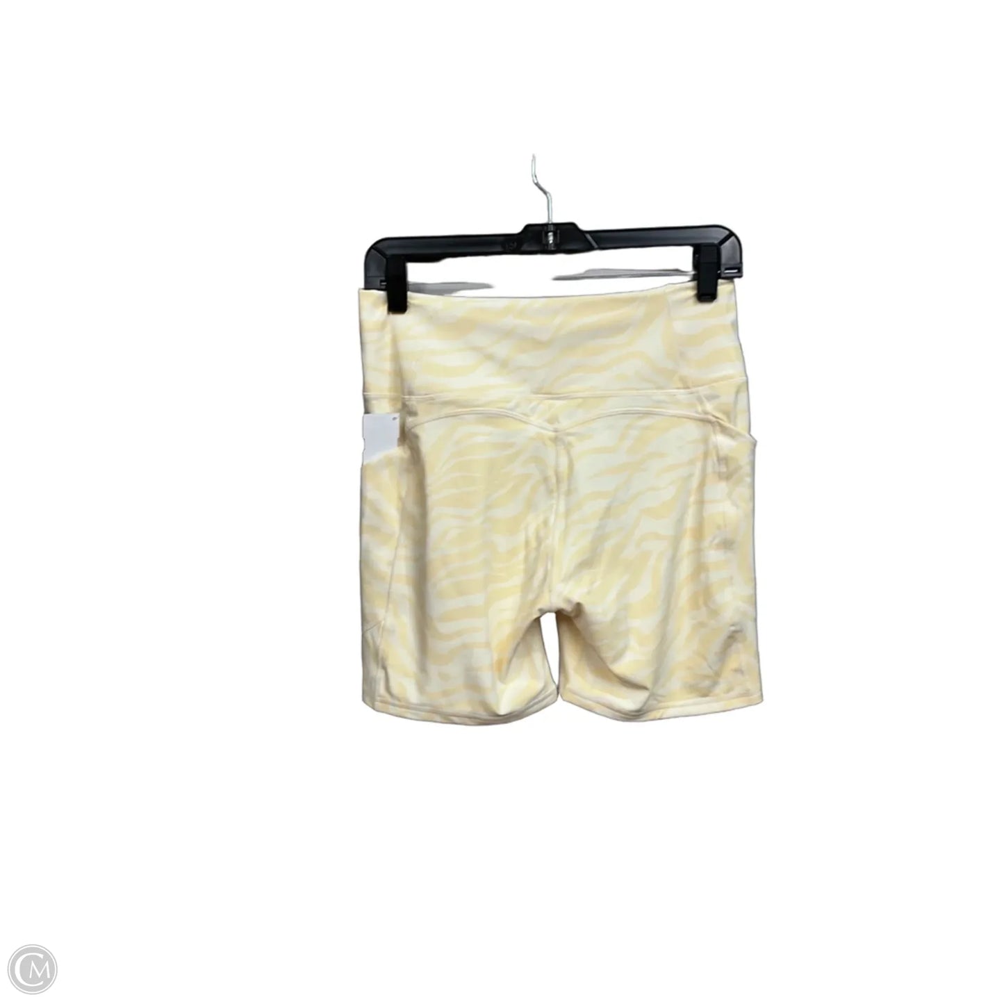 Athletic Shorts By Fabletics In Yellow, Size: L