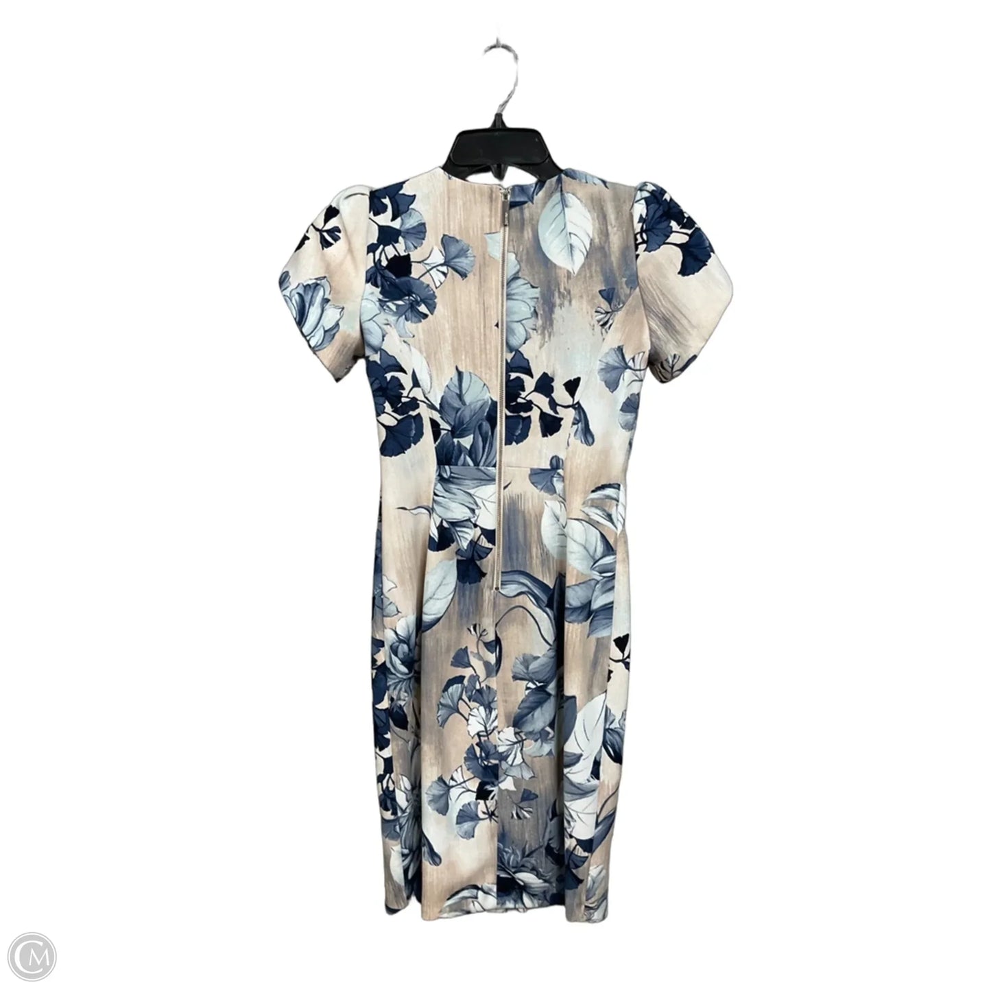 Dress Casual Short By Calvin Klein In Floral Print, Size: Xsp