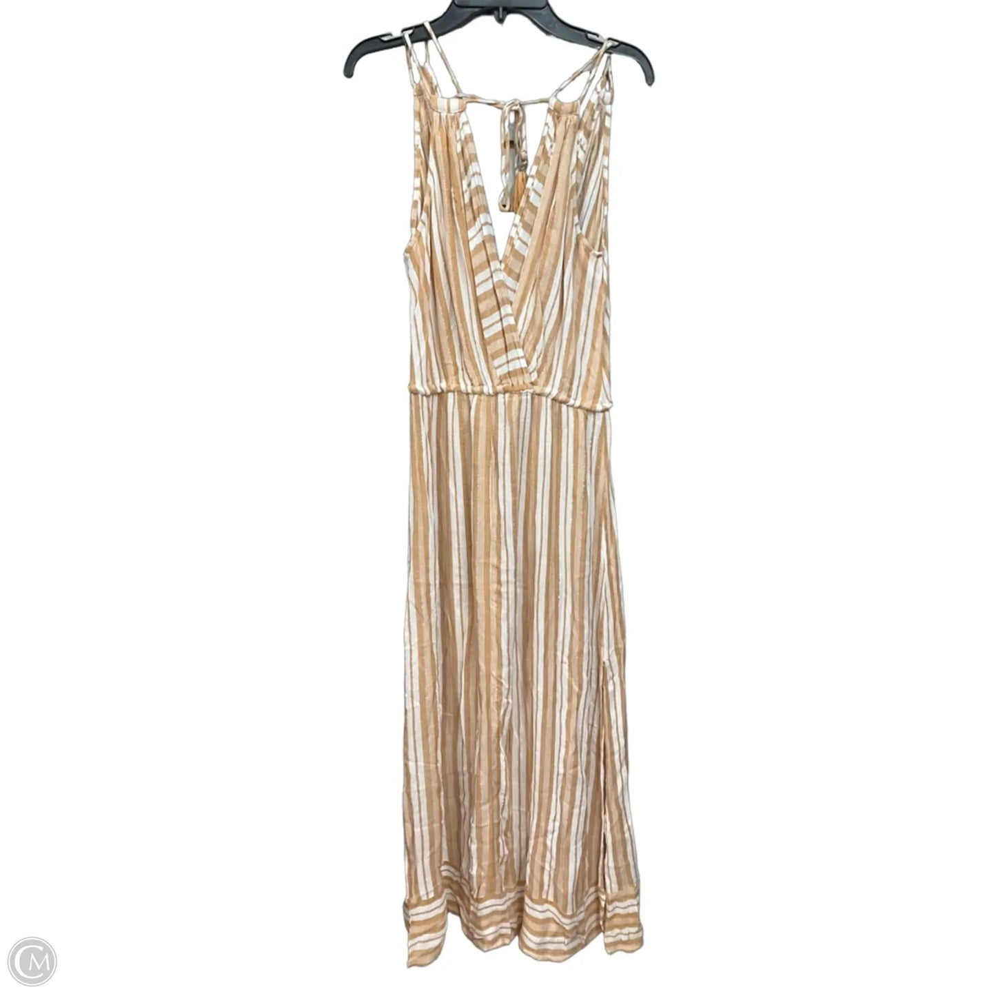 Dress Casual Maxi By Blue Island In Tan, Size: S