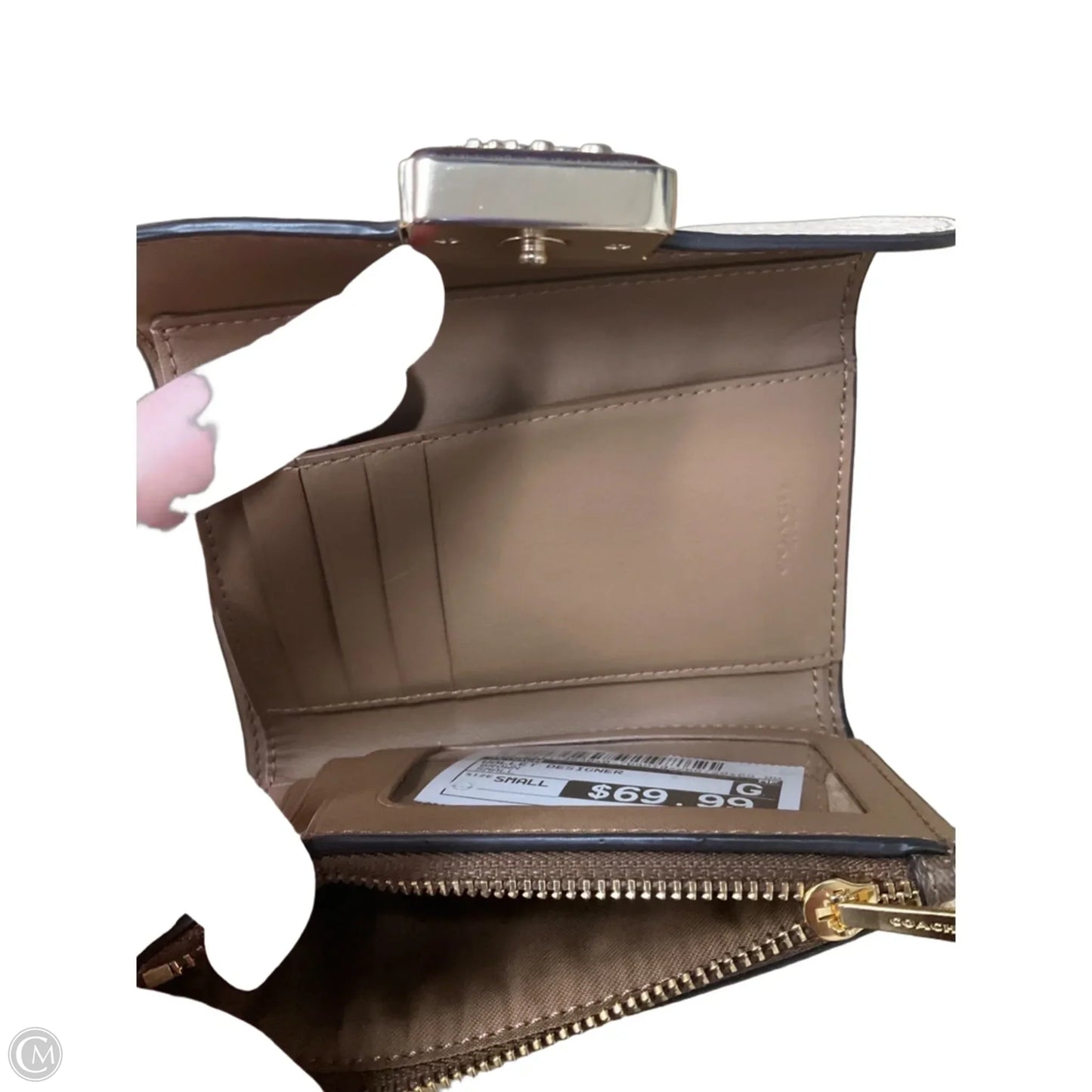 Wallet Designer By Coach, Size: Small