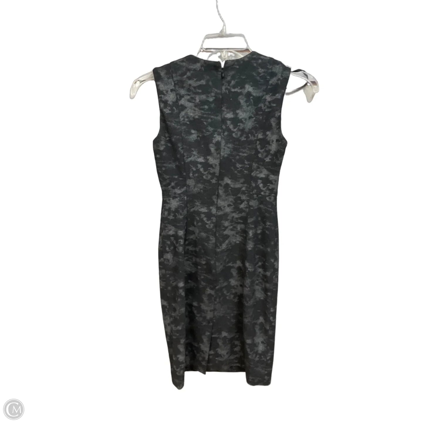 Dress Casual Midi By Calvin Klein In Grey, Size: Xs